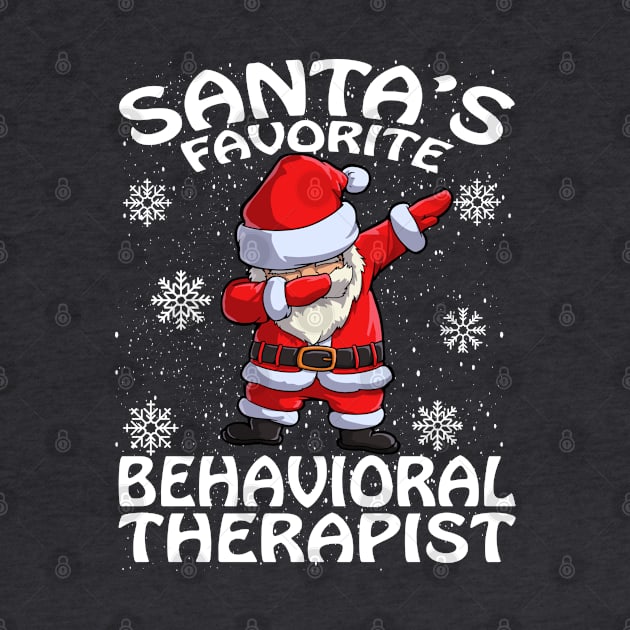 Santas Favorite Behavioral Therapist Christmas by intelus